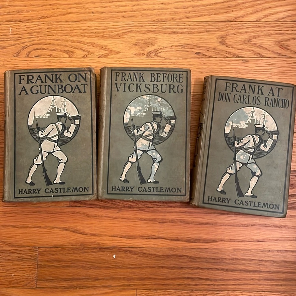 Three Harry Castlemon Frank Books